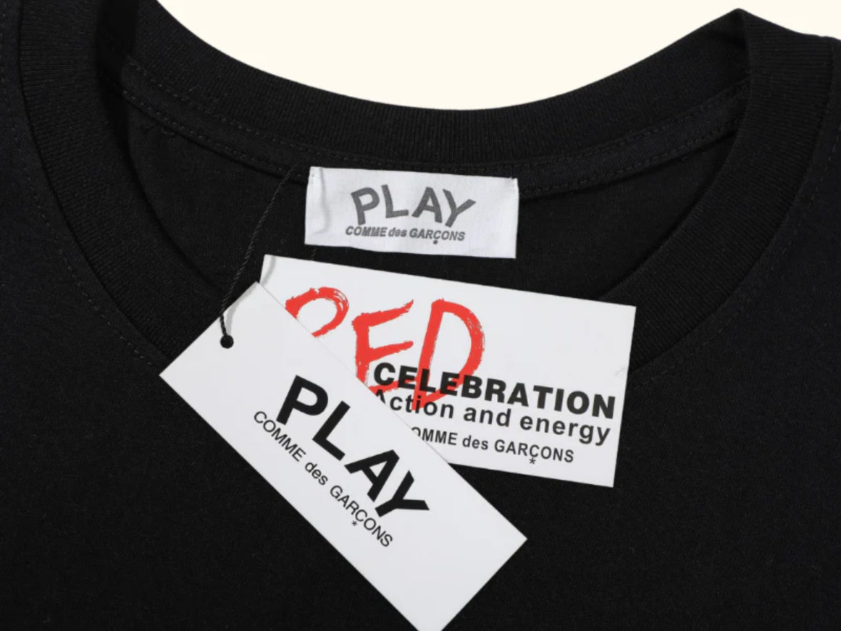 Camiseta "Play Basic" CDG Black