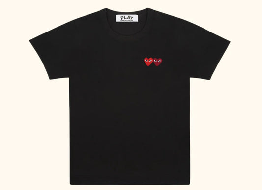 Camiseta "Double Hearts" CDG