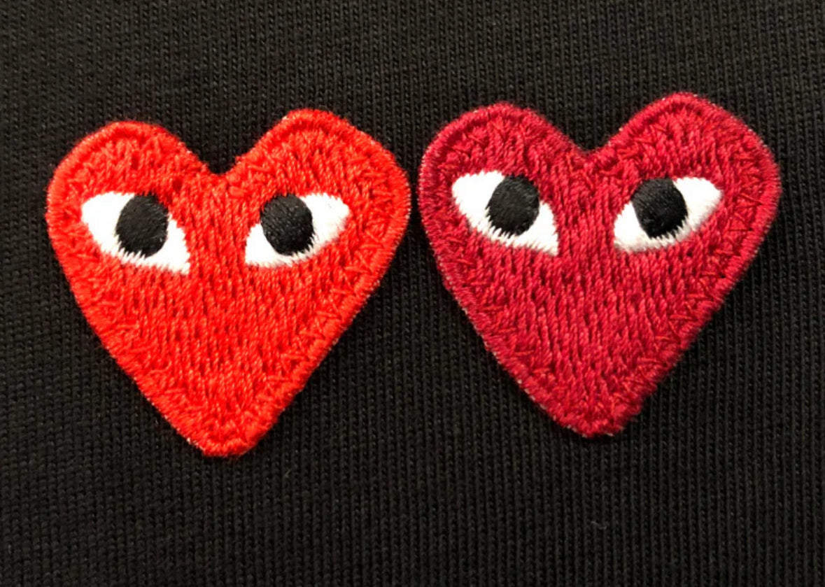 Camiseta "Double Hearts" CDG